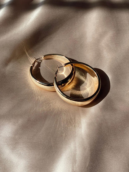 Raskin Hoop Earrings Gold