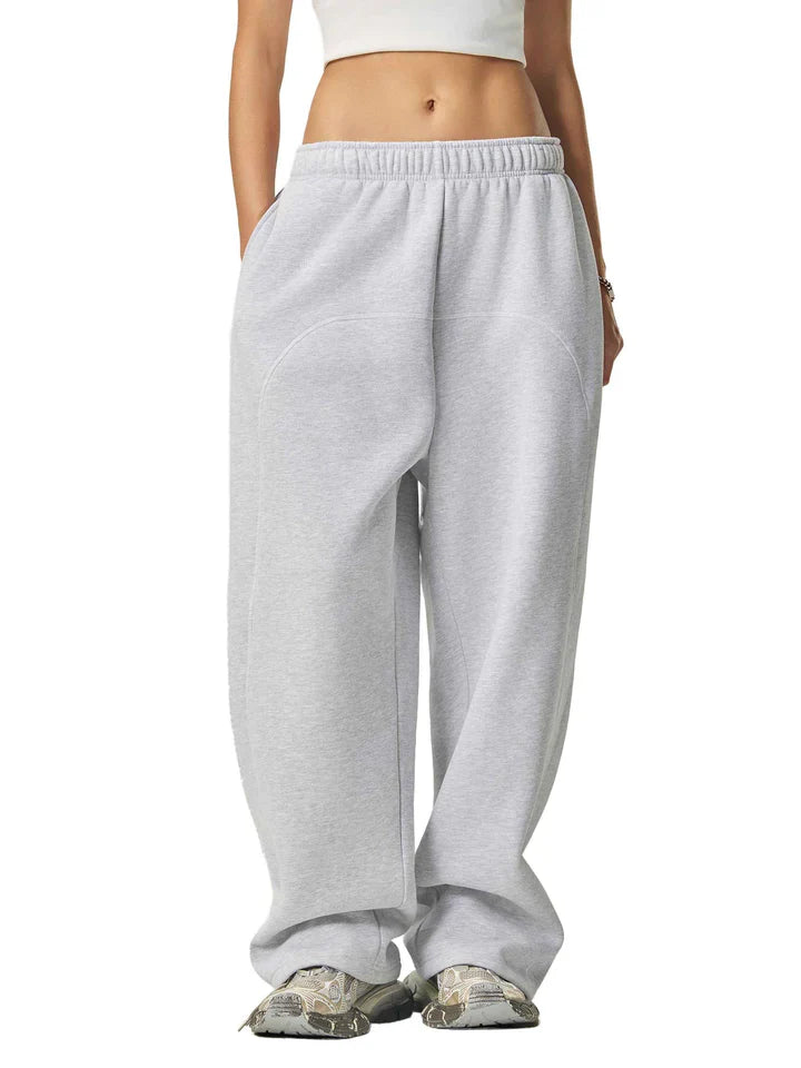 Phantom Core Grey Tracksuit Contrast-Stitched Fleece Sweatpants Streetwear VIP